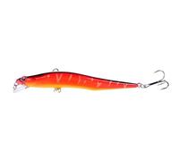 HESHUYAN SeñUelos Pesca 1 Pieza de 11,5 cm, 10,7 g, señuelos de Pesca de pececillo, cebos Duros Wobbler, crankbaits, señuelo Artificial for lubina, Lucio y Aparejos de Pesca. SeñUelos De Pesca(NO6)