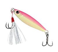 HESHUYAN SeñUelos Pesca 1 Pieza de señuelos de Pesca de Metal con Anzuelo Giratorio de 7 g/10 g/15 g/20 g/30 g SeñUelos De Pesca(2,15g)