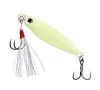 HESHUYAN SeñUelos Pesca 1 Pieza de señuelos de Pesca de Metal con Anzuelo Giratorio de 7 g/10 g/15 g/20 g/30 g SeñUelos De Pesca(1,10g)