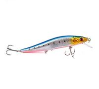 HESHUYAN SeñUelos Pesca 1 señuelo de Pesca de 14 g/23 g, crankbait, wobblers, Perca, Ojos 3D, Cebo Duro Artificial, Lucio, Carpa, lubina, Flotante, swimbait. SeñUelos De Pesca(5,135mm 22.5g)