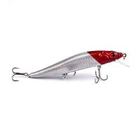 HESHUYAN SeñUelos Pesca 1 señuelo de Pesca de 14 g/23 g, crankbait, wobblers, Perca, Ojos 3D, Cebo Duro Artificial, Lucio, Carpa, lubina, Flotante, swimbait. SeñUelos De Pesca(2,135mm 22.5g)