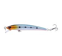 HESHUYAN SeñUelos Pesca 1 señuelo de Pesca Minnow de 9 cm y 6 g, cebos Duros Wobbler, crankbaits, ABS, Artificial, for lubina y Lucio. SeñUelos De Pesca(NO3)