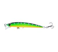 HESHUYAN SeñUelos Pesca 1 señuelo de Pesca Minnow de 9 cm y 6 g, cebos Duros Wobbler, crankbaits, ABS, Artificial, for lubina y Lucio. SeñUelos De Pesca(NO1)