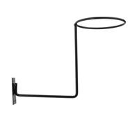 HESHUYAN Soporte Casco Moto Accesorios de acero for motocicleta, soporte for casco, gancho pared for abrigos, sombreros, gorras, for, negro y blanco(Noir)