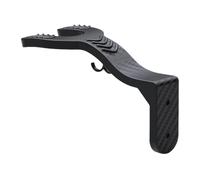 HESHUYAN Soporte Casco Moto Gancho for casco de motocicleta 1/2 pieza, soporte pared for, acero inoxidable, accesorios for(Black 1PCS)