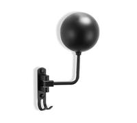 HESHUYAN Soporte Casco Moto Soporte de pared for casco motocicleta, acero inoxidable, con rotación 180° y doble gancho, for bicicleta, 1/2 unidad(1pc)