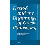 Hesiod and the Beginnings of Greek Philosophy: 455 (Mnemosyne, Supplements)