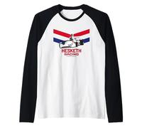 Hesketh Racing, campeón del Mundo del Reino Unido, Sport Car 70s Classic Camiseta Manga Raglan