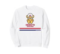 Hesketh Racing Logo World Champion Team Stripes Retro Mascota Sudadera