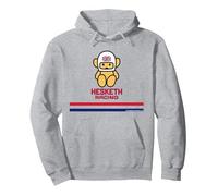 Hesketh Racing Logo World Champion Team Stripes Retro Mascota Sudadera con Capucha, Unisex para Adultos, Gris Jaspeado, XXL