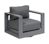 Hespéride - Allure sillón de jardín Giratorio Gris Grafito