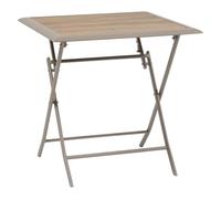 Hespéride - Azua Mesa de jardín Plegable de 2 plazas café 71x71cm