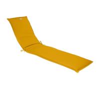 Hespéride - Cojín para Tumbona Korai Amarillo Mostaza - 190 x 60 x 4 cm