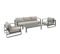 Hespéride - Conjunto de Muebles de jardín domilly 5 plazas Verde Laurel