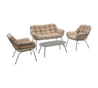 Hespéride - Conjunto de Muebles de jardín paopao 4 plazas - Verde Laurel