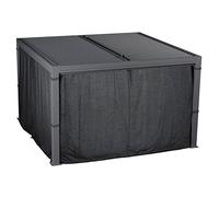 Hespéride - Cortinas para cenador bioclimático Majae - 1 Juego de 4 Cortinas para cenador 36 x 36 m