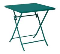 Hespéride - Greensboro Mesa de jardín Plegable de 2 plazas 70x70cm Verde ópalo
