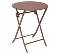 Hespéride - Greensboro Mesa de jardín Plegable de 2 plazas d60cm Caoba