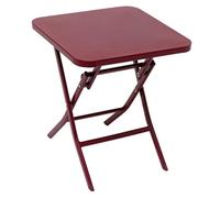 Hespéride HES-171050I Greensboro-Mesa Auxiliar Plegable (40 x 40 cm), Color Burdeos, Granate, L