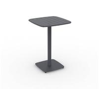Hespéride - Mesa Alta de jardín de 2 plazas, alegoria 70 x 70 cm, Color Gris