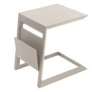 Hespéride - Mesa Auxiliar de jardín Cuadrada Allure de Arcilla 55 x 45 x 55cm de Aluminio