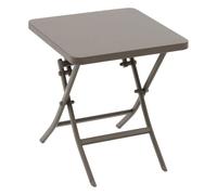 Hespéride - Mesa Auxiliar de jardín de Acero Cuadrada Greensboro 40 x 40cm