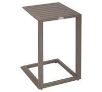 Hespéride - Mesa Auxiliar de jardín Evasion 38x38cm café