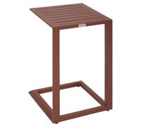 Hespéride - Mesa Auxiliar de jardín Evasion 38x38cm Caoba