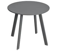 Hespéride - Mesa Auxiliar de jardín Redonda Saona Gris Mate - 50 x 45 cm