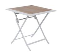 Hespéride Mesa Azua Plegable Cuadrada Blanco