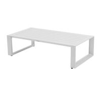 Hespéride Mesa de Centro Rectangular Allure Gris Mineral y Blanco