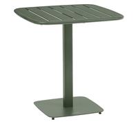 Hespéride - Mesa de jardín alegoria 2 plazas 70x70cm Verde Laurel