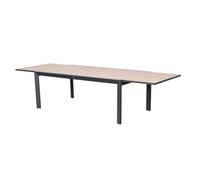 Hespéride - Mesa de jardín Evasion 12 plazas, Extensible, Color Miel