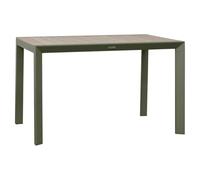 Hespéride - Mesa de jardín Evasion Laurel Lino Beige 4 plazas