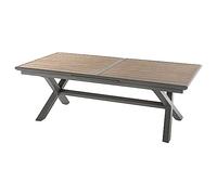 Hespéride - Mesa de jardín Extensible Axiome Honey - 10 plazas - Aluminio con Revestimiento epoxi antioxidante - Extensión automática - Muebles de Exterior