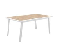 Hespéride - Mesa de jardín Extensible Pavane Lino & Blanco - 10 plazas