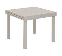 Hespéride - Mesa de jardín de Barro Extensible Piazza, 8 plazas, de Aluminio con Revestimiento epoxi