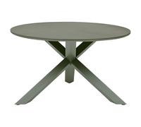 Hespéride - Mesa de jardín oryon 6 plazas d130cm Verde Laurel