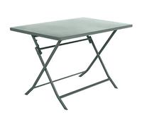 Hespéride - Mesa de jardín Rectangular Plegable Greensboro Verde Oliva - 4 plazas