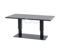 Hespéride - Mesa de jardín Rectangular elevable salimia de Grafito 150 x 80 x 69 cm de Aluminio