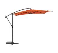 Hespéride - Parasol Cuadrado Manoa ámbar 2,5 x 2,5 m de Aluminio, Acero y poliéster deportado