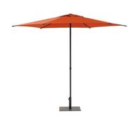 Hespéride - Parasol Cuadrado Recto SOYA ámbar de 2,7 m de Acero y poliéster