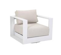 Hespéride - Sillón de jardín Giratorio Allure Beige Avena
