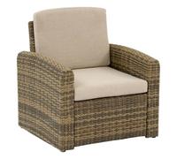 Hespéride - Sillón de jardín selenim de Cuerda Beige