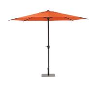 Hespéride - Sombrilla reclinable Redonda Recta Loompa Amber de 3 m de Aluminio y poliéster
