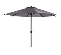 Hespéride - Sombrilla Recta Redonda Loompa Gris Oscuro - 3 m