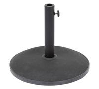 Hespéride - Soporte de sombrilla Redondo Negro - 15 kg