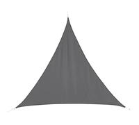 Hespéride - Toldo Vela de Sombra Triangular Curacao Gris - 4 x 4 x 4 m