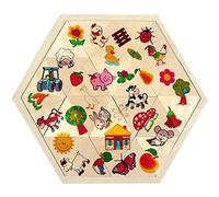 Hess 14902 - Juguete de madera, 34 partes, puzzle sun