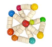 Hess Holzspielzeug 11008 Twist - Sonajero de motricidad (madera, 9,5 cm aprox.)